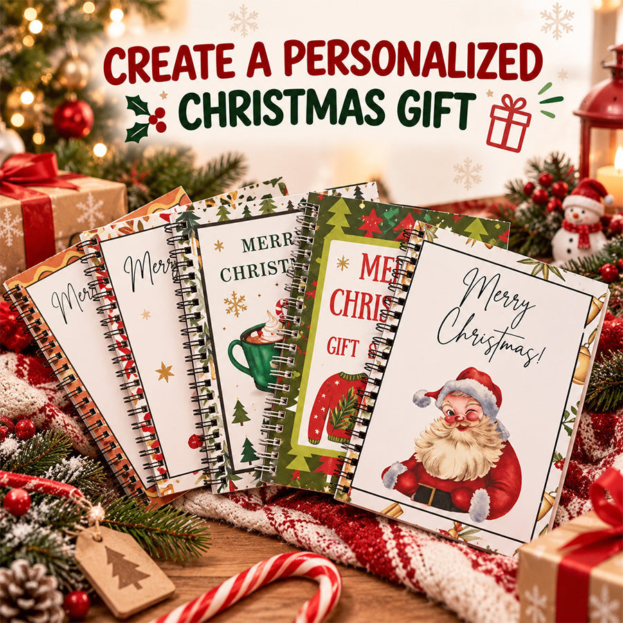 🔥 Last Day 50% OFF 🔥 Christmas Gift Card Book – 12 Gift Card Pages & Personal Message Holder!