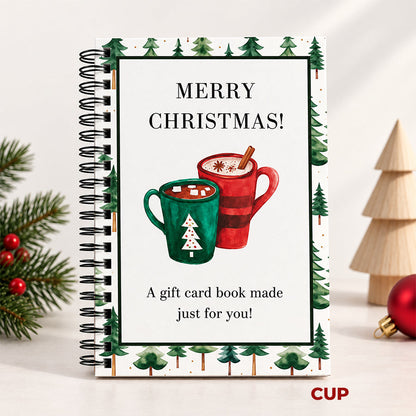 🔥 Last Day 50% OFF 🔥 Christmas Gift Card Book – 12 Gift Card Pages & Personal Message Holder!