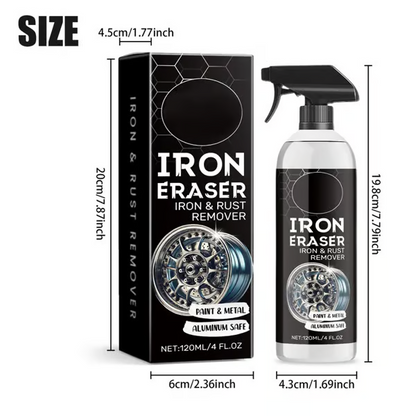 Iron Eraser Iron & Rust Remover – Fast Acting Cleaner for Paint, Wheels, Metal & Rust Stains