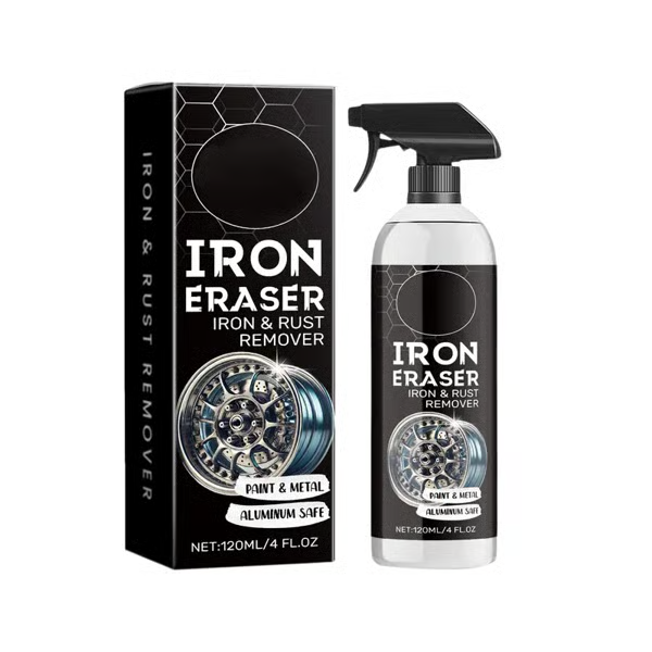 Iron Eraser Iron & Rust Remover – Fast Acting Cleaner for Paint, Wheels, Metal & Rust Stains