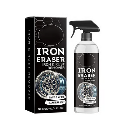 Iron Eraser Iron & Rust Remover – Fast Acting Cleaner for Paint, Wheels, Metal & Rust Stains