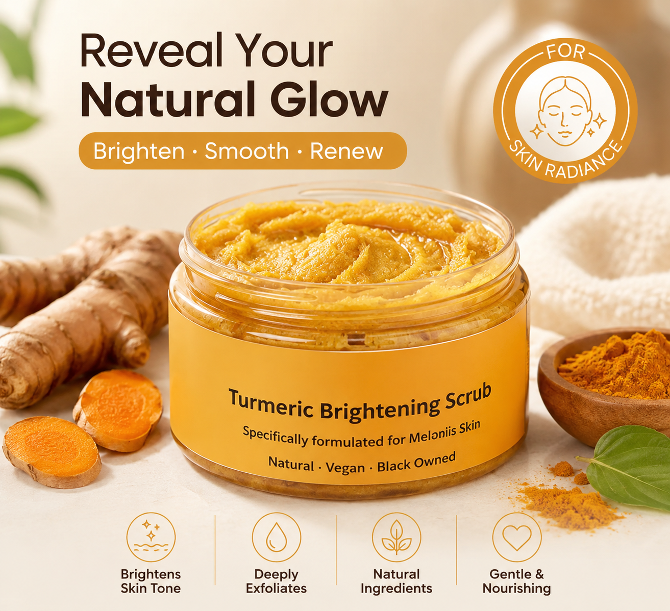Reveal Brighter, Smoother-Looking Skin