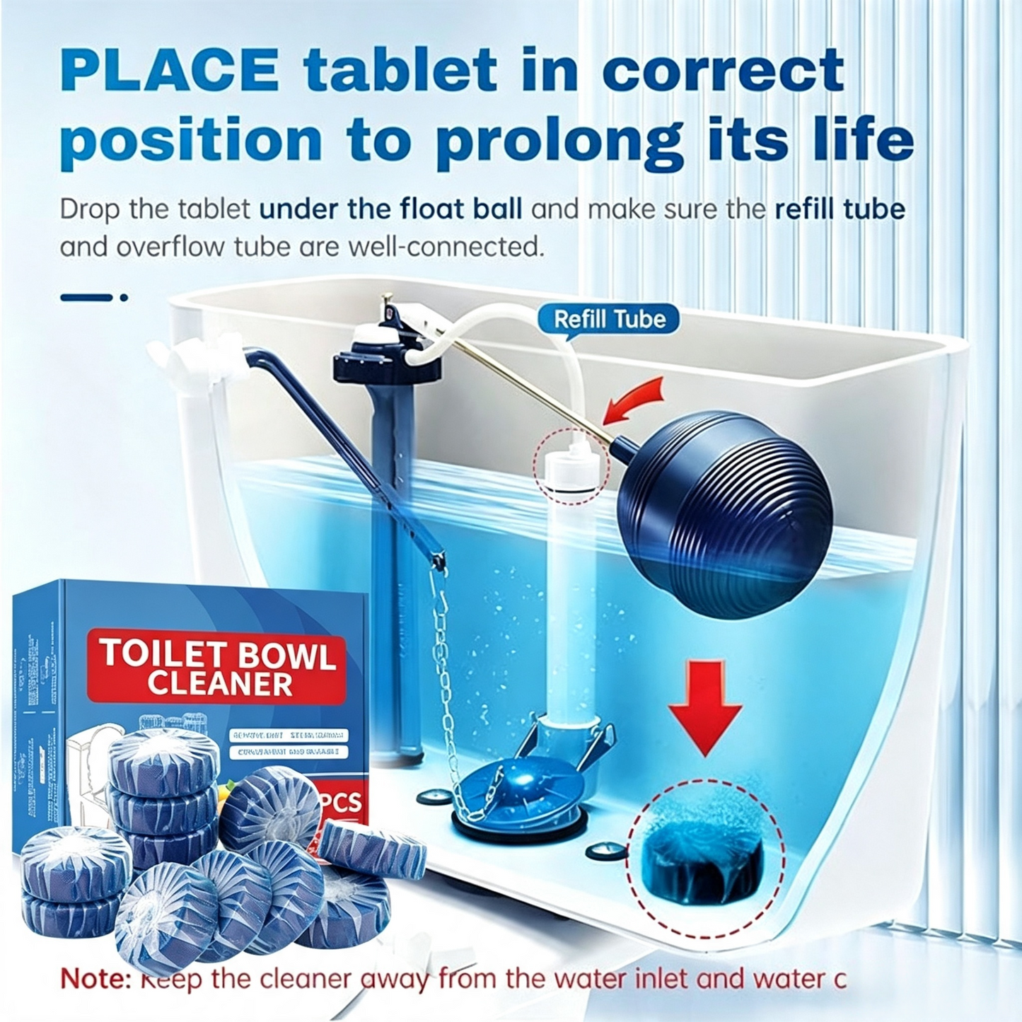 Tired of Scrubbing Stinky, Yellow Toilets? Our Cleaner Blocks Do All The Work For You