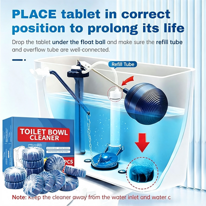 Tired of Scrubbing Stinky, Yellow Toilets? Our Cleaner Blocks Do All The Work For You