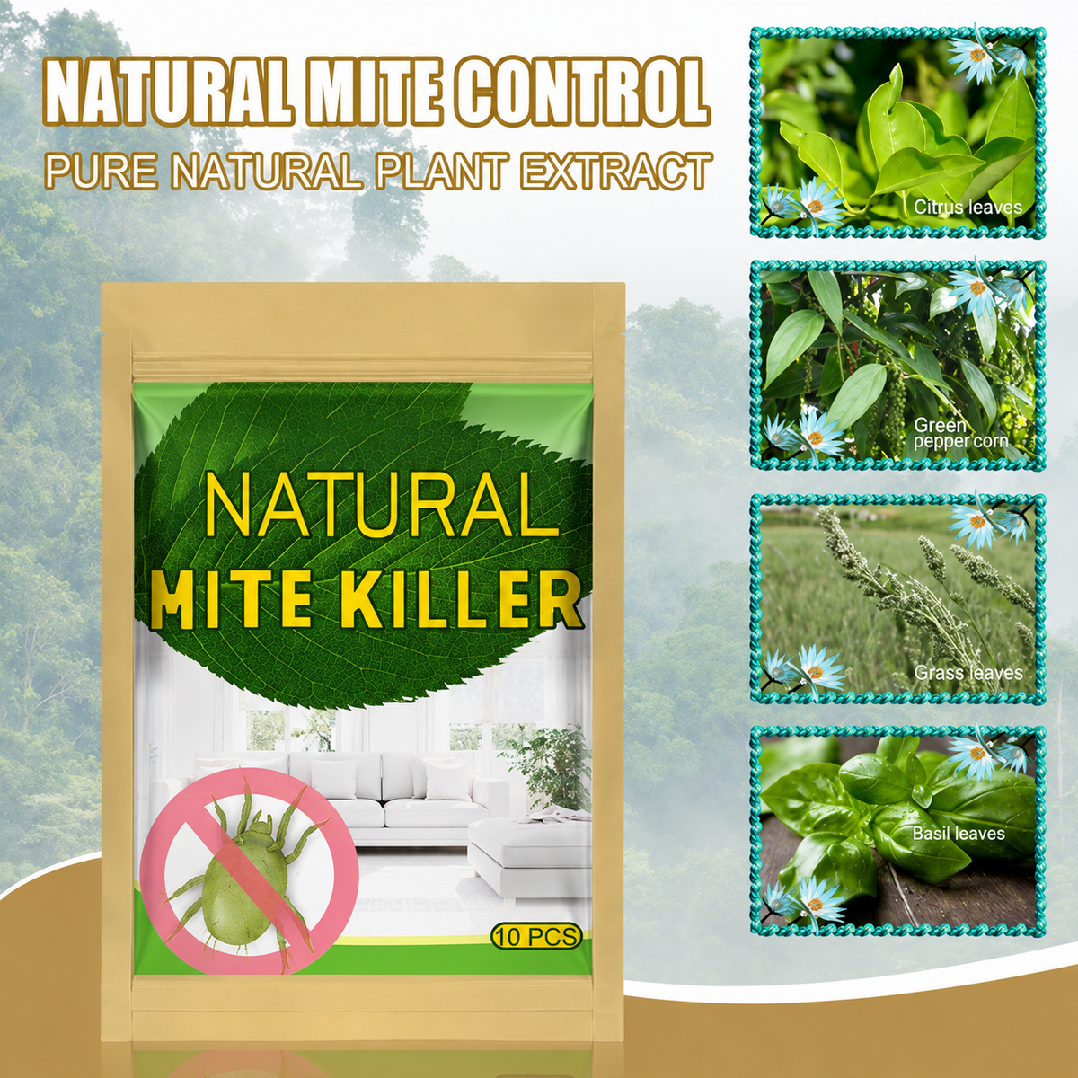 Natural Mite Control Sachet（Quantity- PCS / bag） Regular price$29.98 Sale price$19.99 33.32% OFF