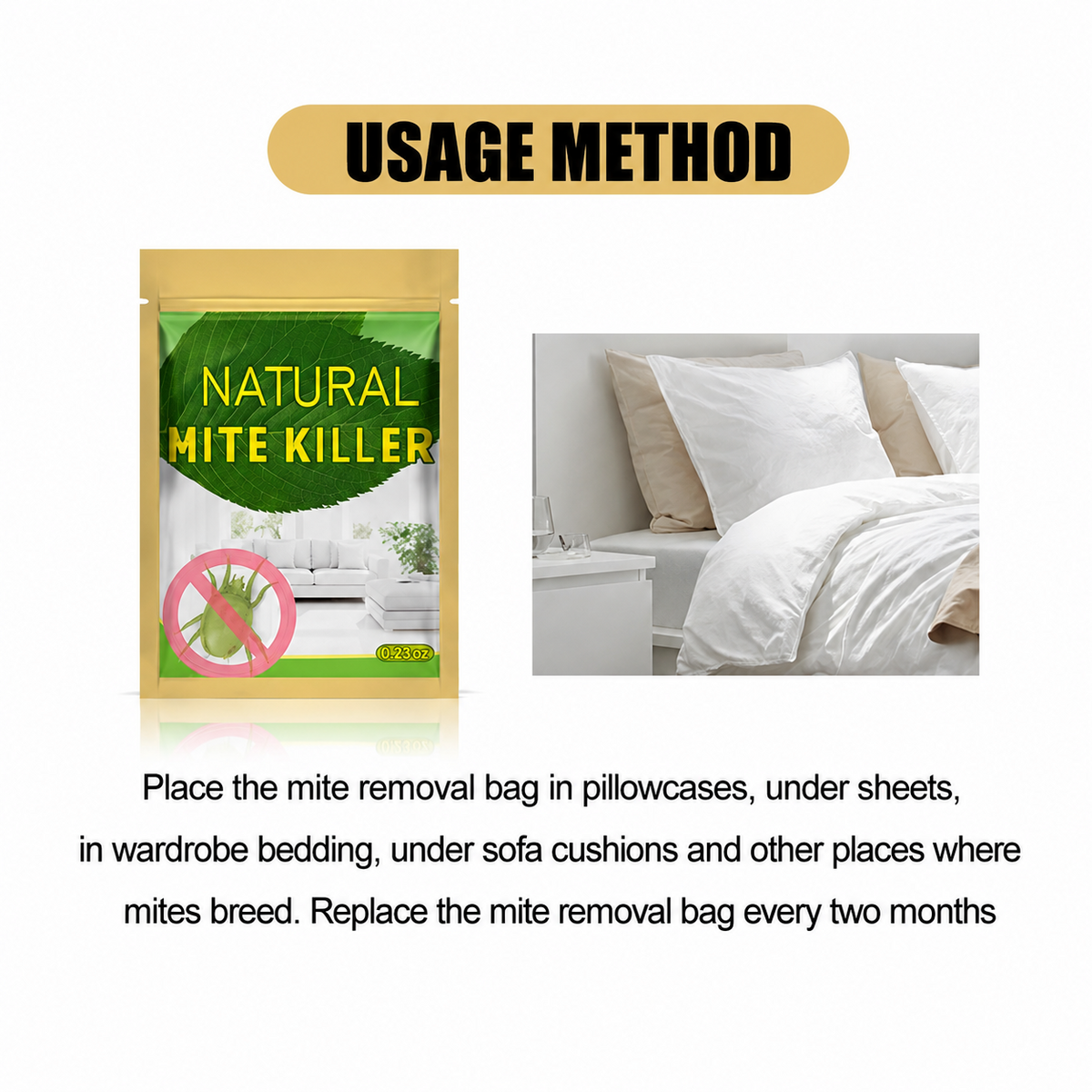 Natural Mite Control Sachet（Quantity- PCS / bag） Regular price$29.98 Sale price$19.99 33.32% OFF