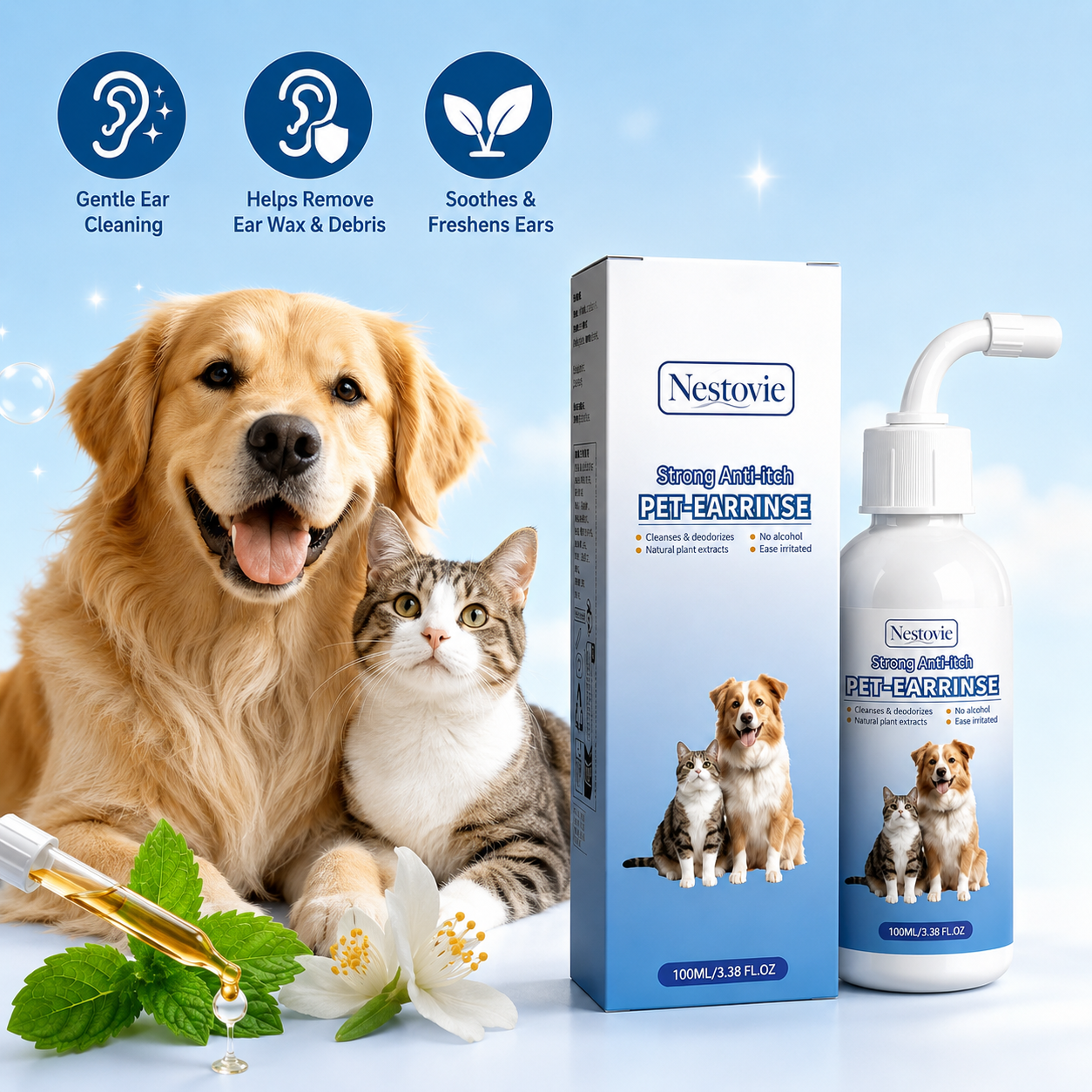 Relieve Ear Itching & Keep Your Pet's Ears Fresh and Healthy
