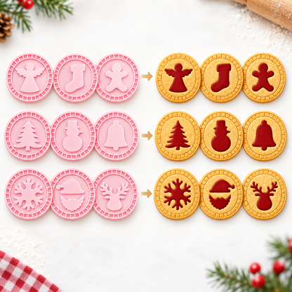 💥 Last Day! Special Sale 🎁Festive Christmas Cookie Cutter Set🥧